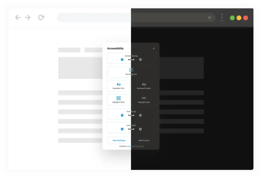 Day & Night Color Scheme for Web Accessibility